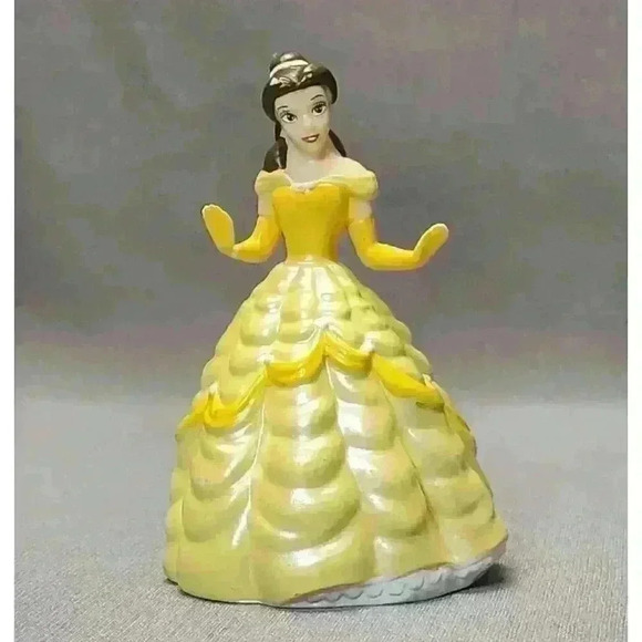 Disney Princess Figurines Belle, Cinderella & Tiana Toys (3) Dolls Cake Toppers - Picture 2 of 12